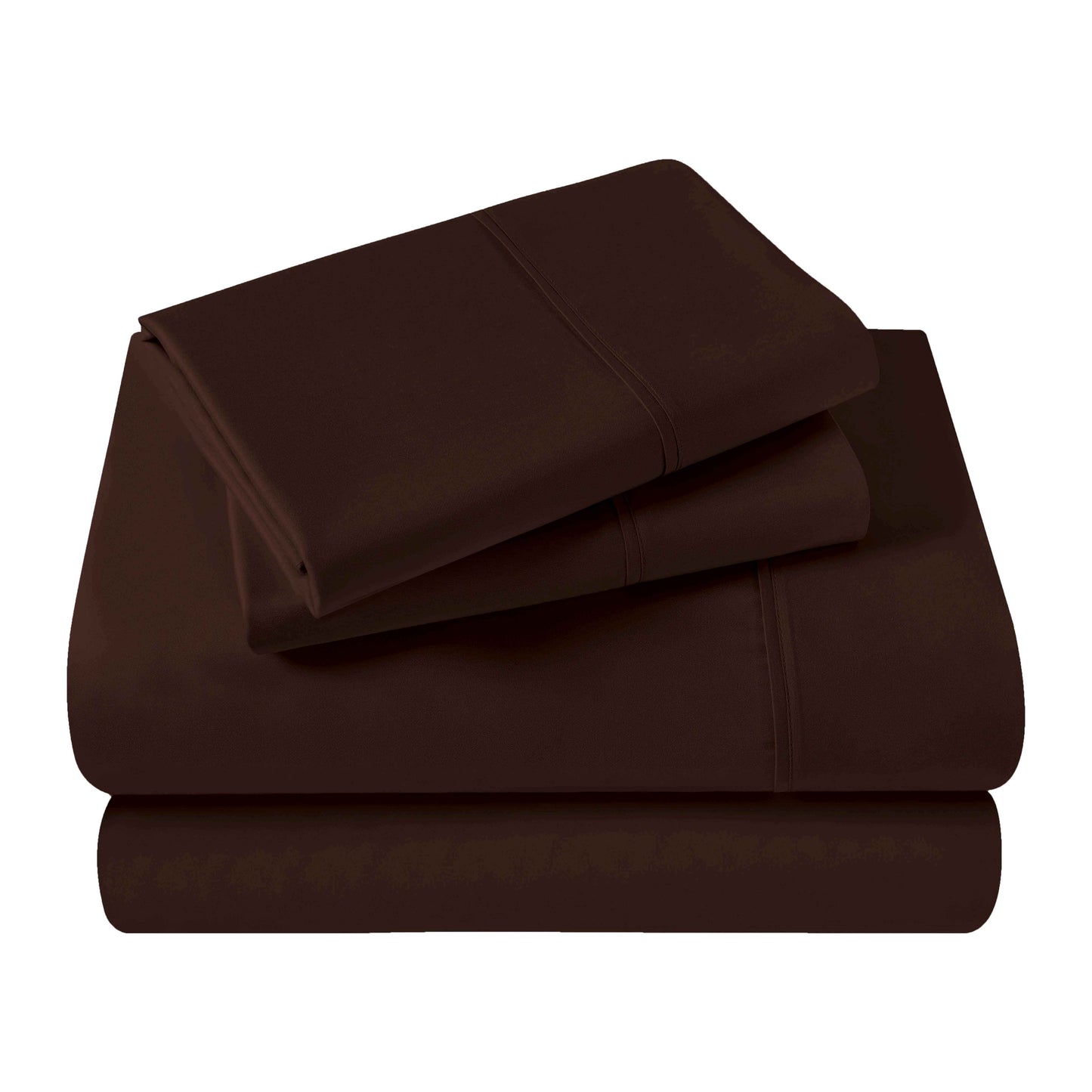400 Thread Count Egyptian Cotton Solid Deep Pocket Sheet Set - Mocha