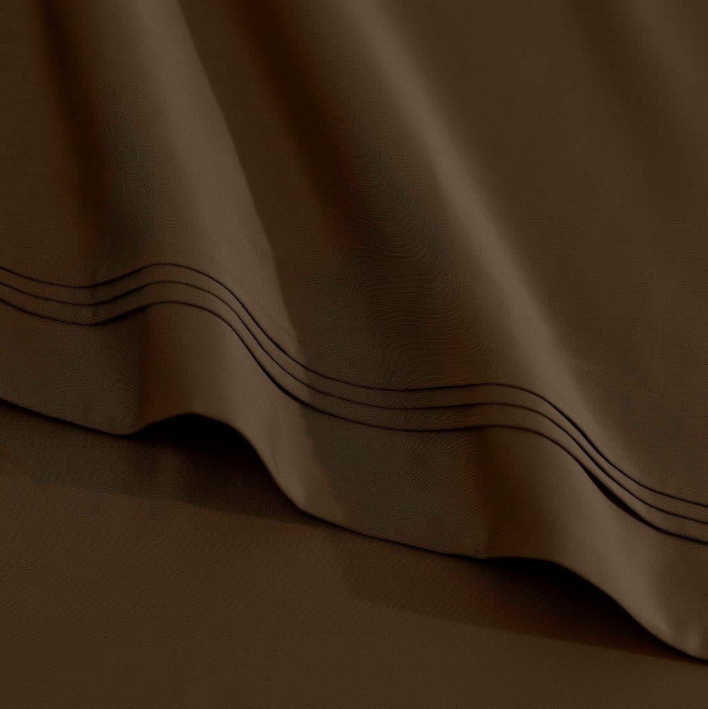 Egyptian Cotton 1500 Thread Count Eco Friendly Solid Sheet Set - Mocha