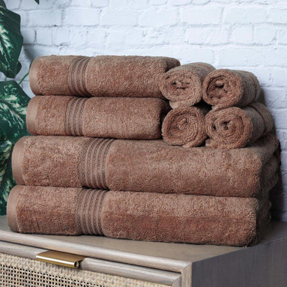 Egyptian Cotton Highly Absorbent Solid Ultra Soft Towel Set Collection