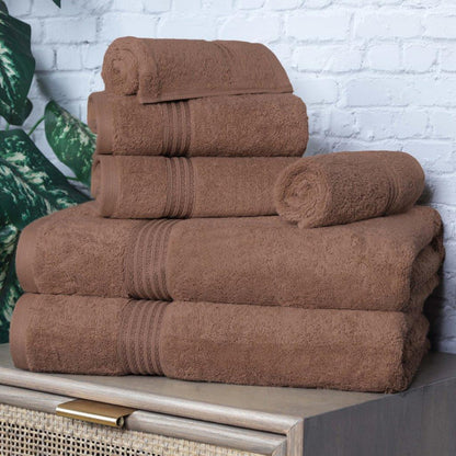 Egyptian Cotton Highly Absorbent Solid Ultra Soft Towel Set Collection