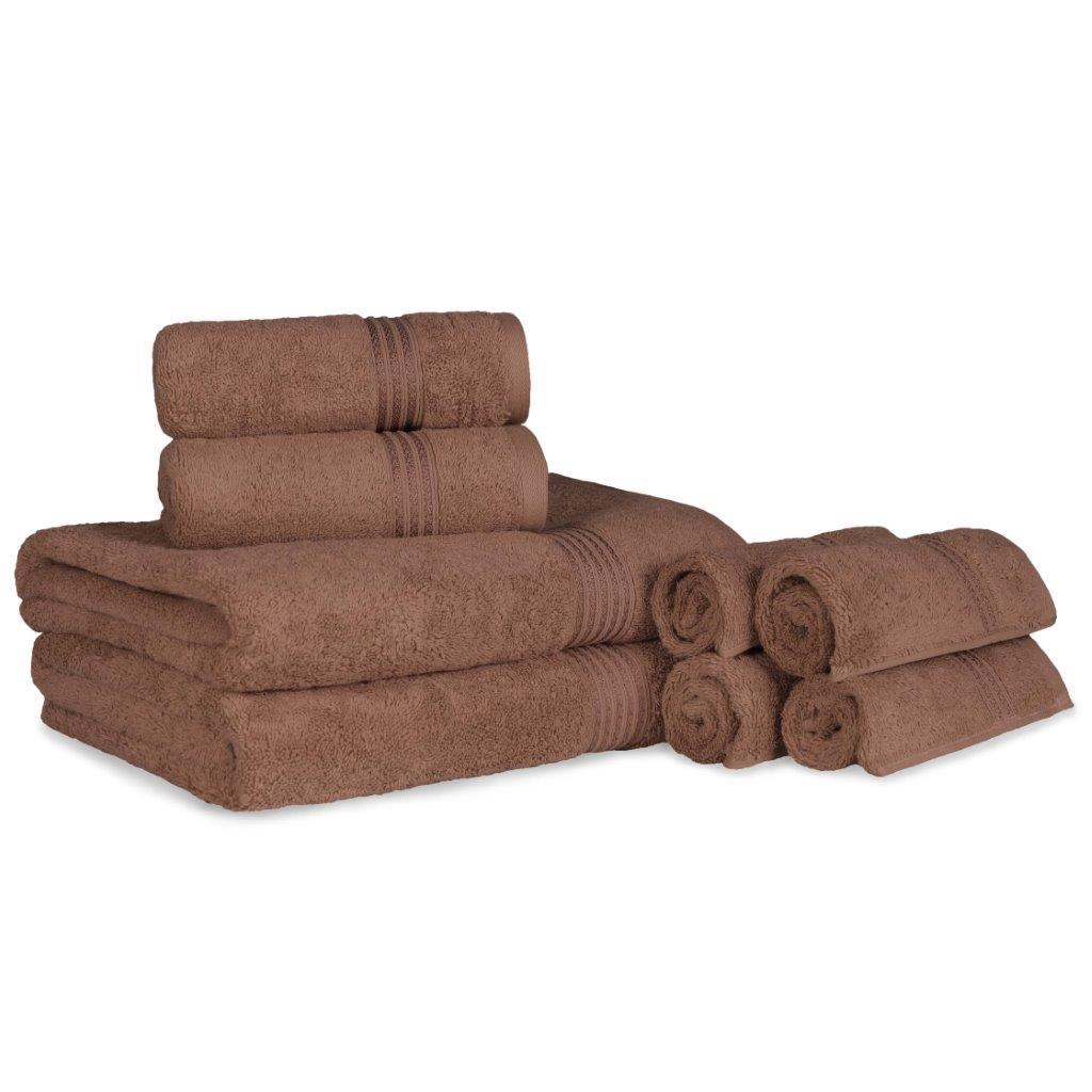 Egyptian Cotton Highly Absorbent Solid Ultra Soft Towel Set Collection