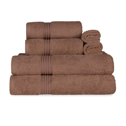 Egyptian Cotton Highly Absorbent Solid Ultra Soft Towel Set Collection