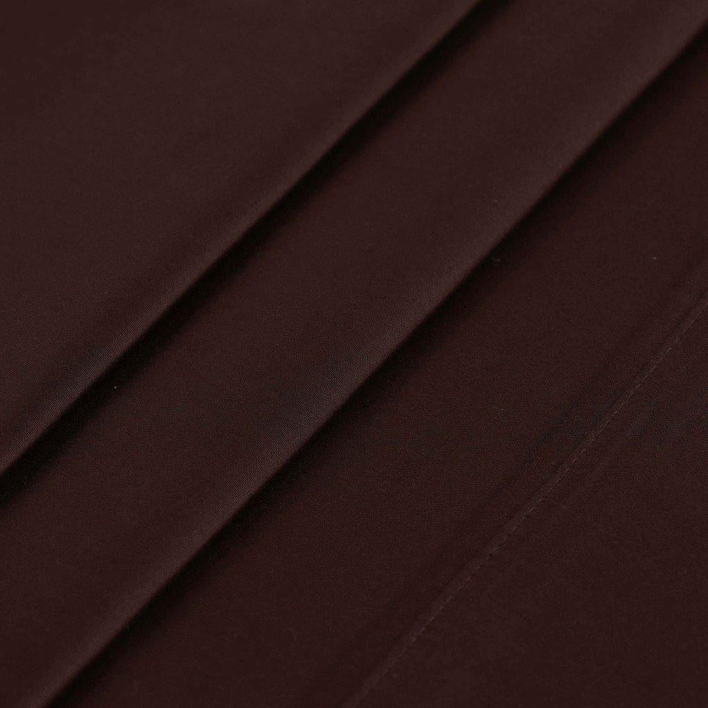 Egyptian Cotton 400 Thread Count Solid Deep Pocket Sheet Set - Mocha