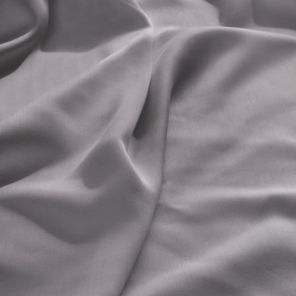 Modal From Beechwood 300 Thread Count Solid Deep Pocket Bed Sheet Set - Grey