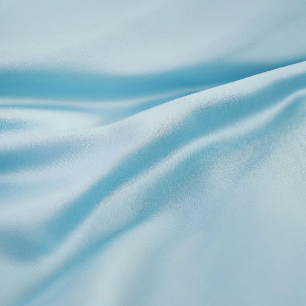 Modal From Beechwood 300 Thread Count Solid Deep Pocket Bed Sheet Set - Light Blue