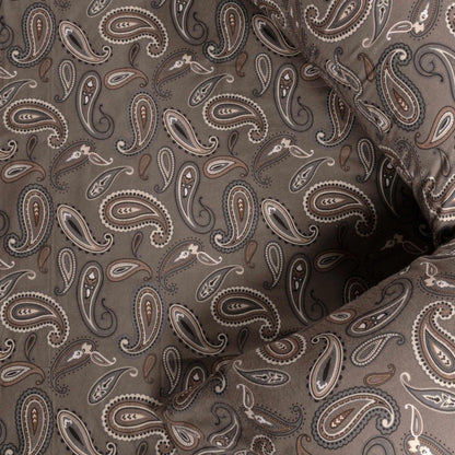  Superior Modern Cotton Flannel Paisley or Solid Deep Pocket Sheet Set -  Grey