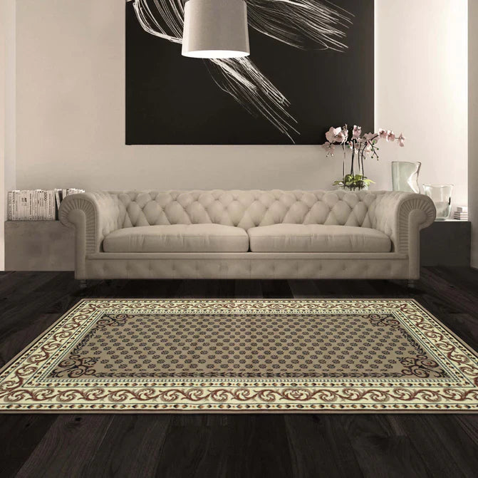 Longfield Traditional Oriental Area Rug - Multicolored