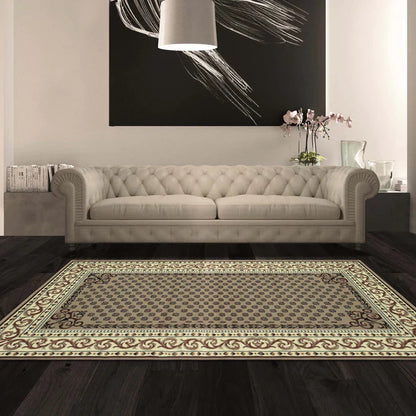 Longfield Traditional Oriental Area Rug - Multicolored