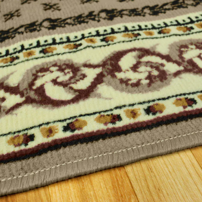 Longfield Traditional Oriental Area Rug - Multicolored