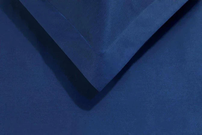 Egyptian Cotton 700 Thread Count Duvet Cover Bedding Set - NavyBlue