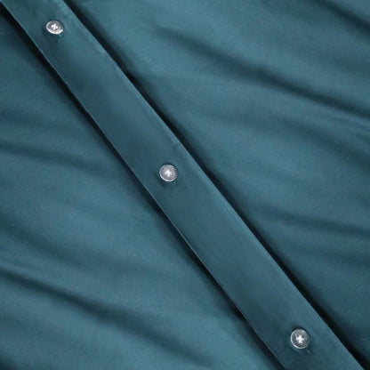 Cotton Percale Modern Traditional Duvet Cover Set - NavyBlue