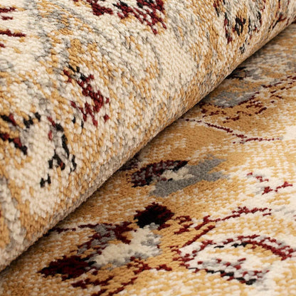  Superior Nysa Oriental Floral and Vines Indoor Farmhouse Area Rug -  Cream