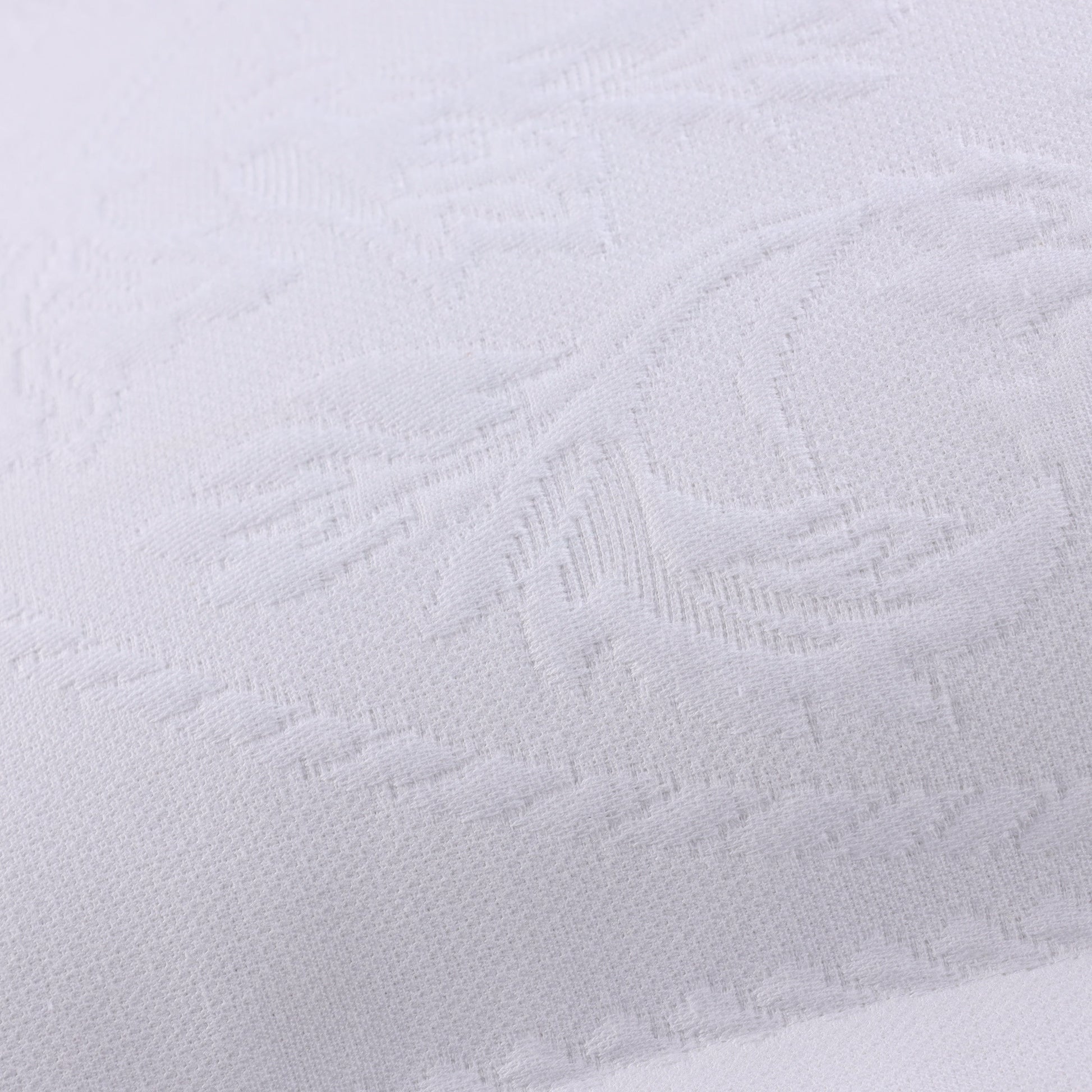 Oslo Cotton Jacquard Premium Matelasse Pillow Sham - White