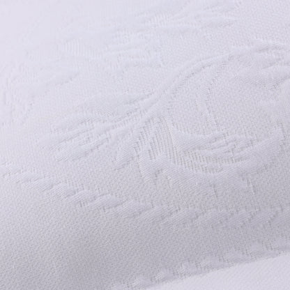 Oslo Cotton Jacquard Premium Matelasse Pillow Sham - White