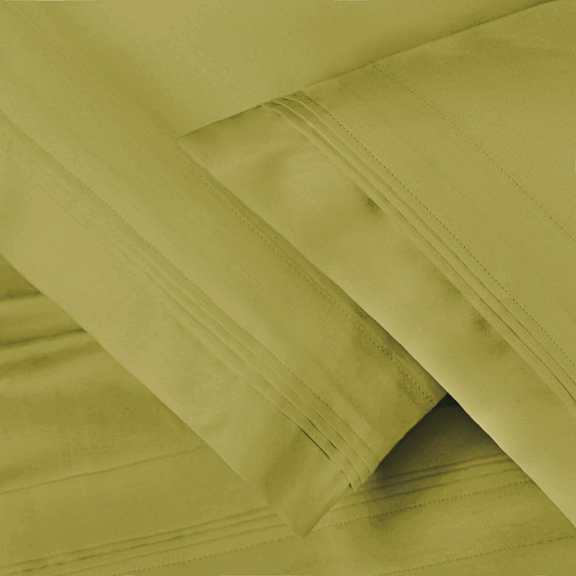 Premium 650 Thread Count Egyptian Cotton Solid Pillowcase Set - OliveGreen