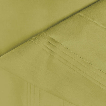 Premium 650 Thread Count Egyptian Cotton Solid Pillowcase Set - OliveGreen
