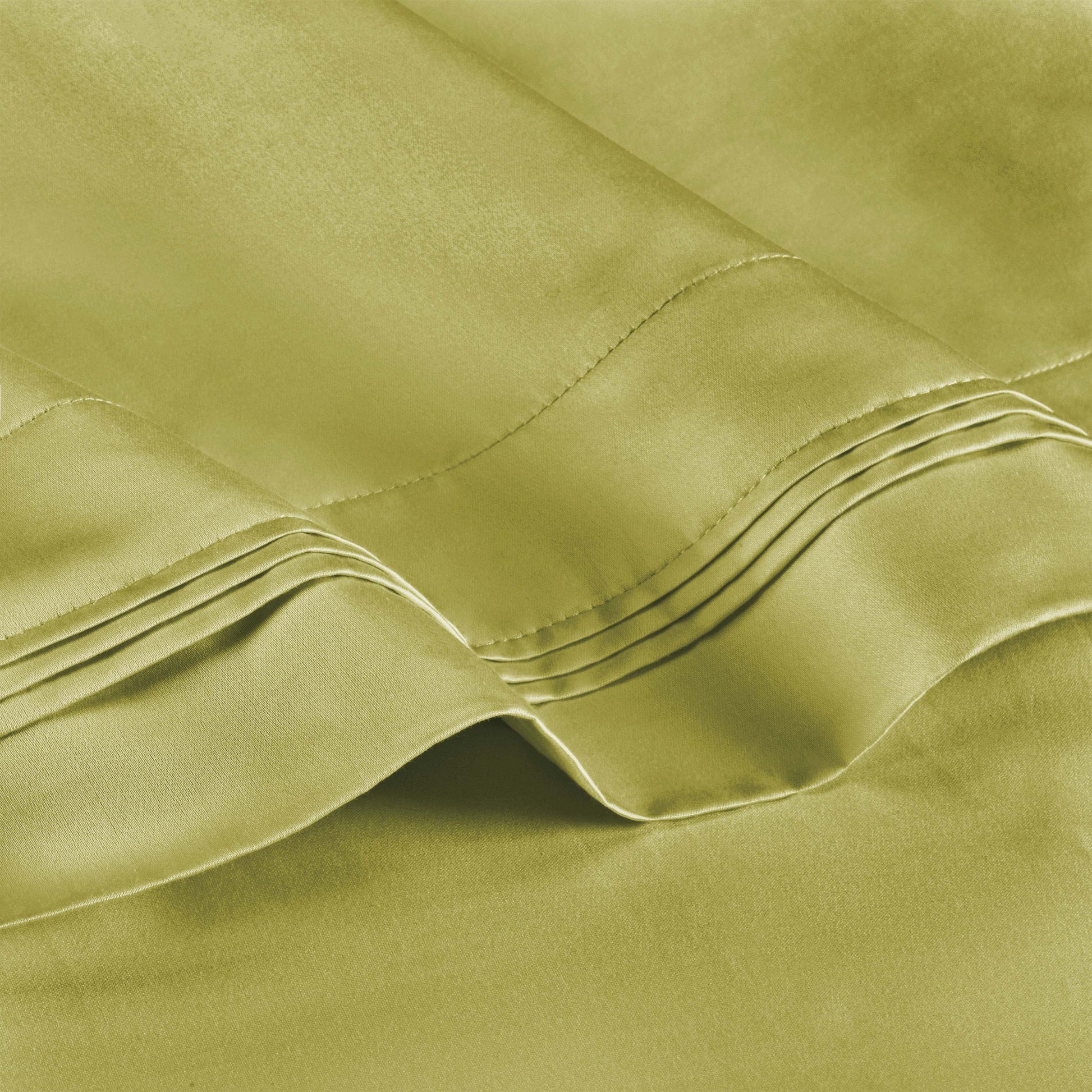 Premium 650 Thread Count Egyptian Cotton Solid Pillowcase Set - OliveGreen