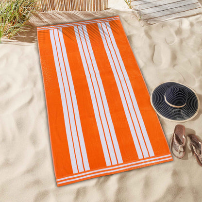 Striped Extra Large Oversized Absorbent Quick Dry Cotton Beach Towel