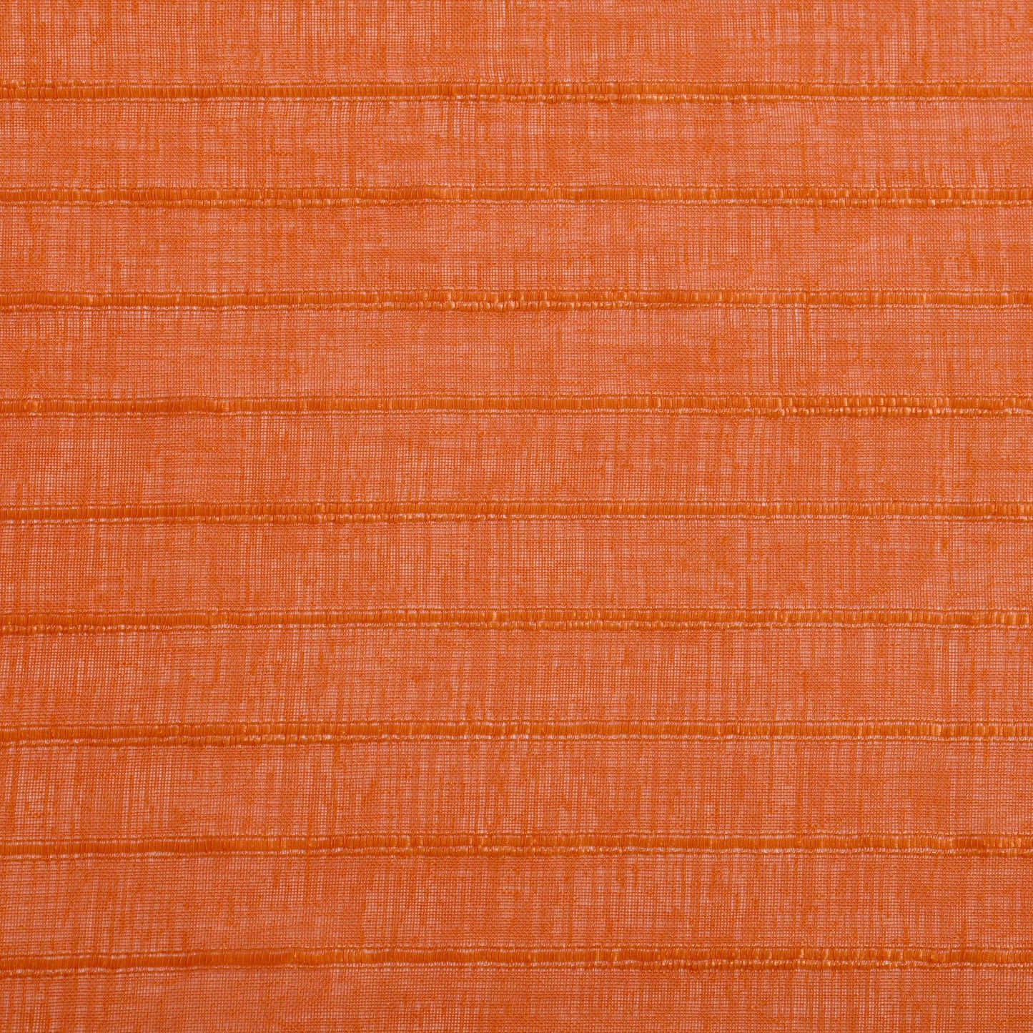 Jackson Striped Sheer Window Curtain Panels - Orange