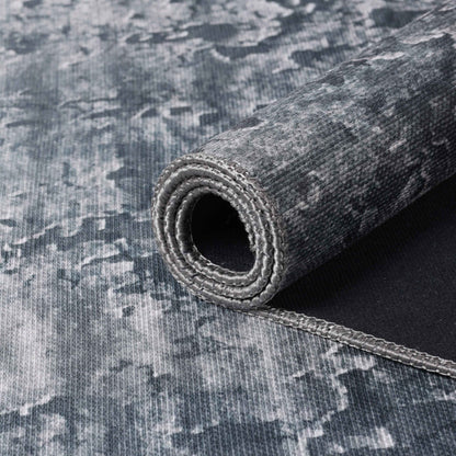 Modern Abstract Power-Loomed Indoor Area Rug - CoolGray