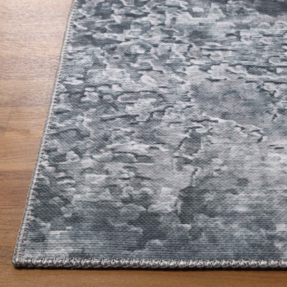 Modern Abstract Power-Loomed Indoor Area Rug - CoolGray