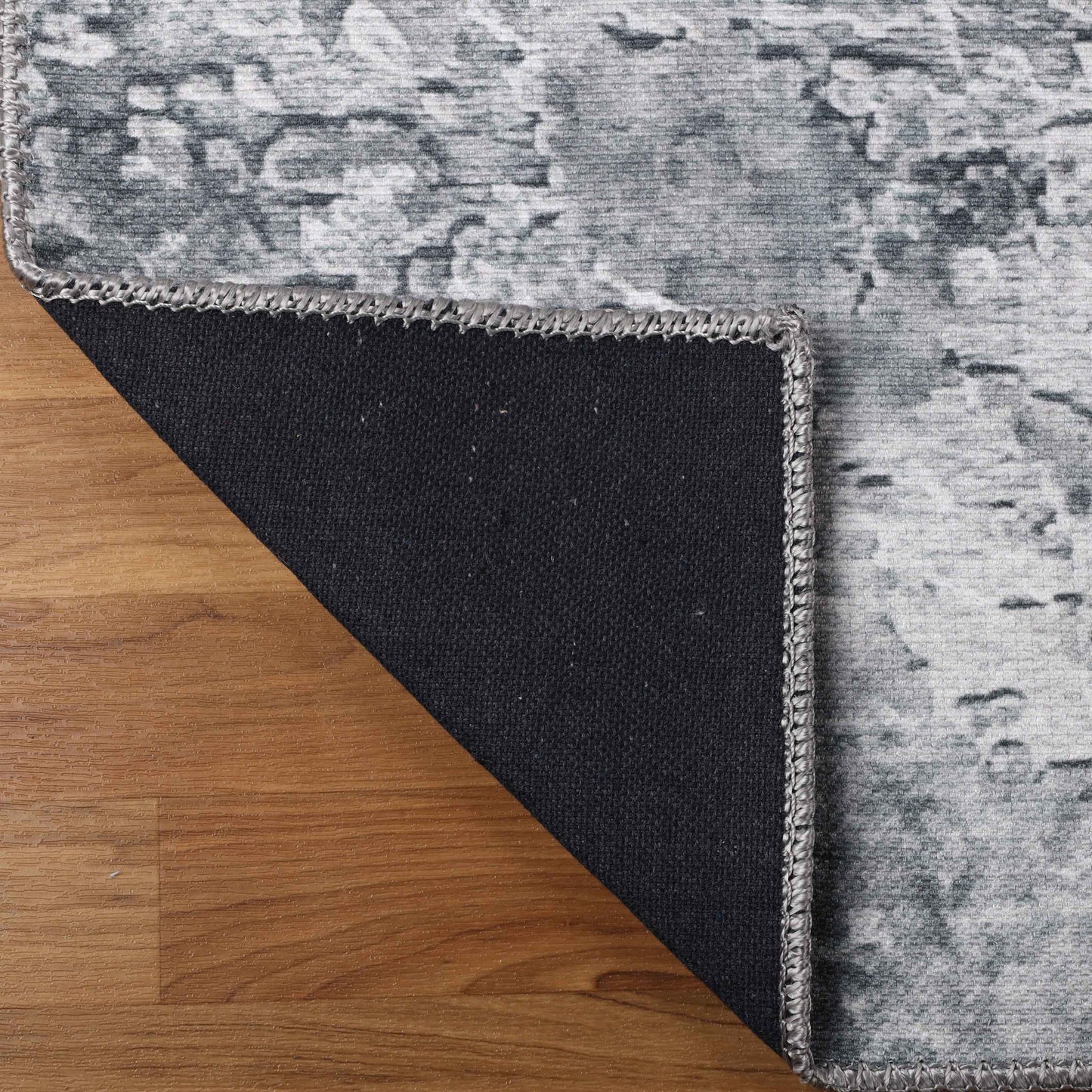 Modern Abstract Power-Loomed Indoor Area Rug - CoolGray