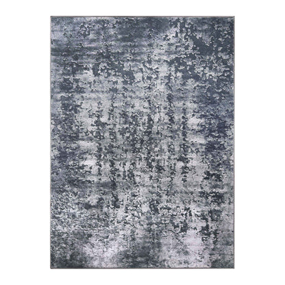 Modern Abstract Power-Loomed Indoor Area Rug - CoolGray