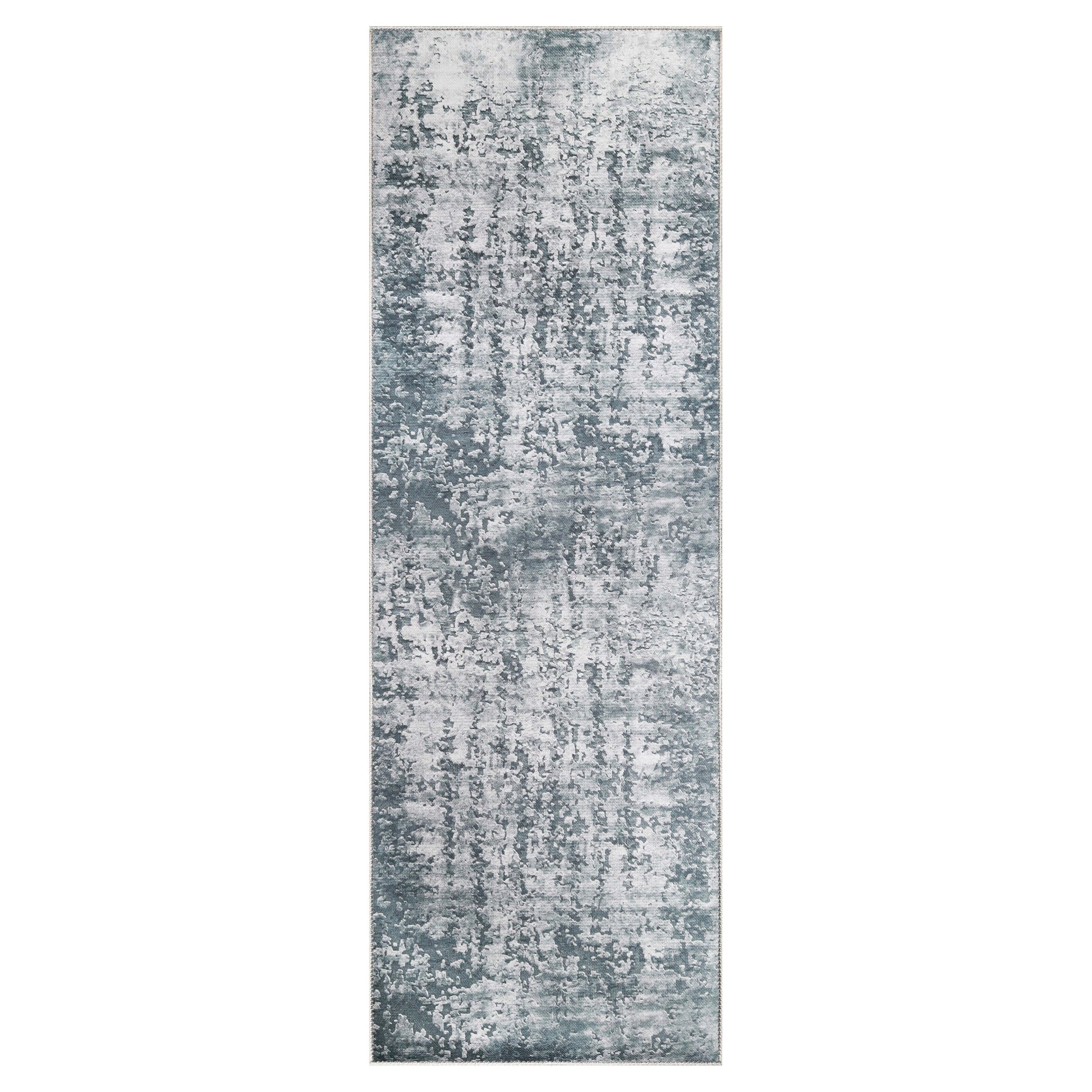 Modern Abstract Power-Loomed Indoor Area Rug - CoolGray