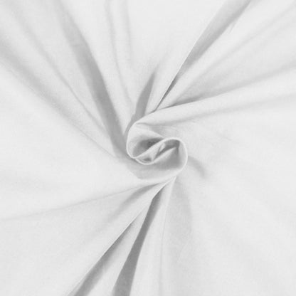 Solid Cotton Percale 2-Piece Pillowcase Set - White
