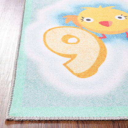 Superior Jumbo Playtime Numbers Flatweave Indoor Area Rug 