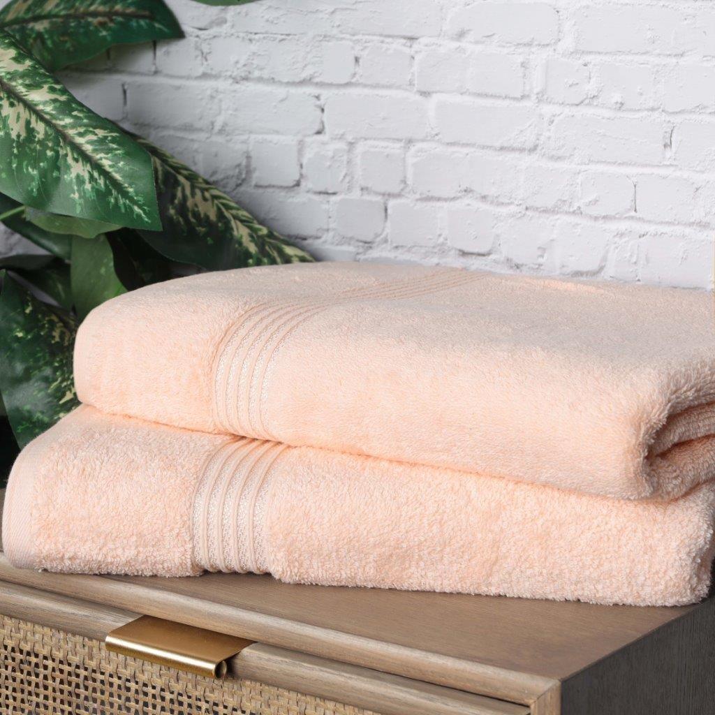 Egyptian Cotton Highly Absorbent Solid Ultra Soft Towel Set Collection