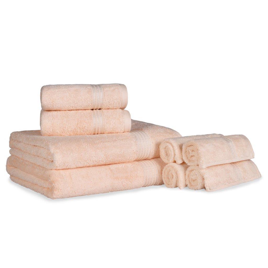 Egyptian Cotton Highly Absorbent Solid Ultra Soft Towel Set Collection