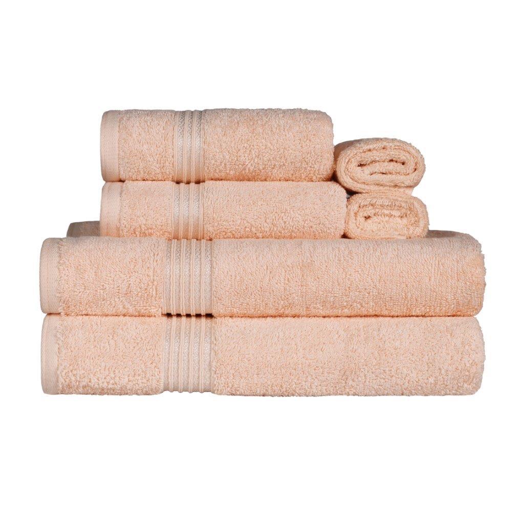 Egyptian Cotton Highly Absorbent Solid Ultra Soft Towel Set Collection