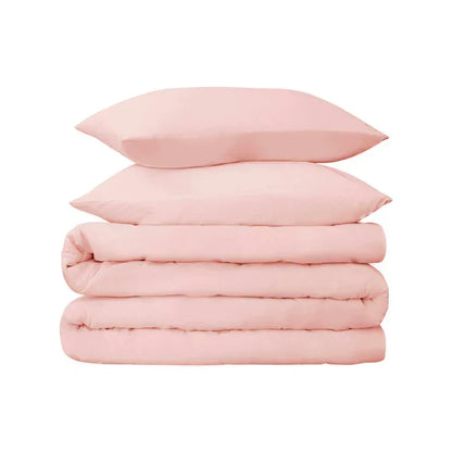 Egyptian Cotton 700 Thread Count Duvet Cover Bedding Set - Pink