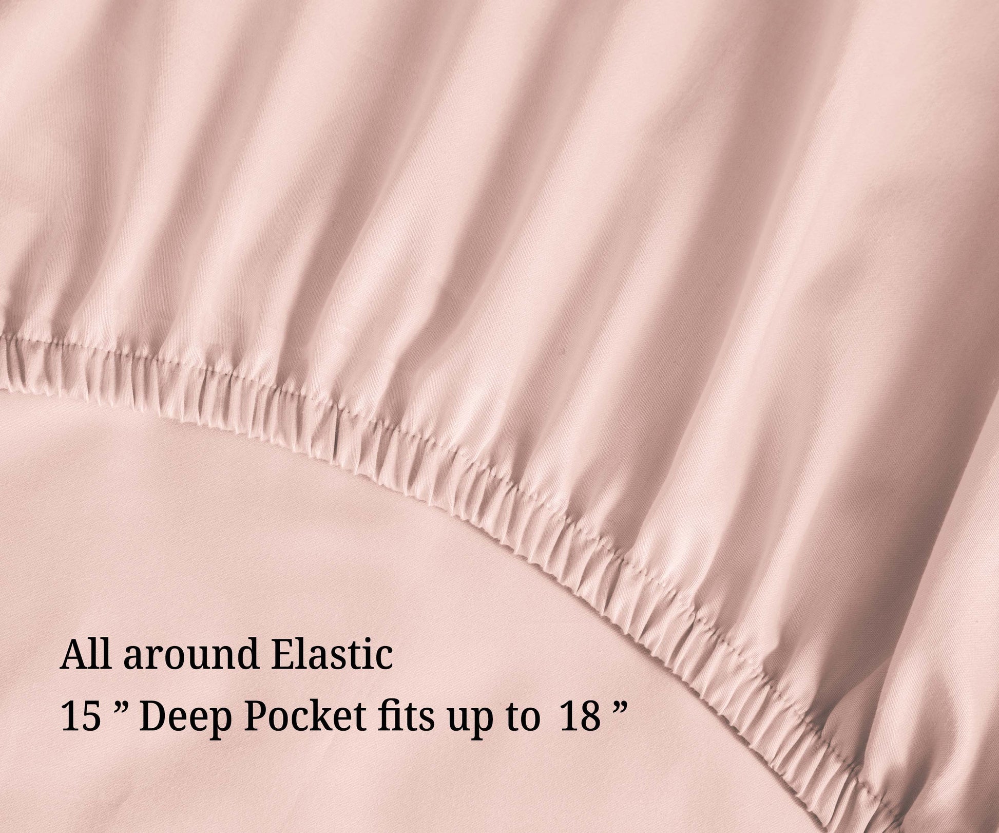 Egyptian Cotton 700 Thread Count Eco Friendly Solid Sheet Set - Pink