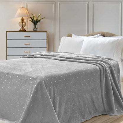 Fleece Plush Medium Weight Fluffy Soft Decorative Blanket Or Throw