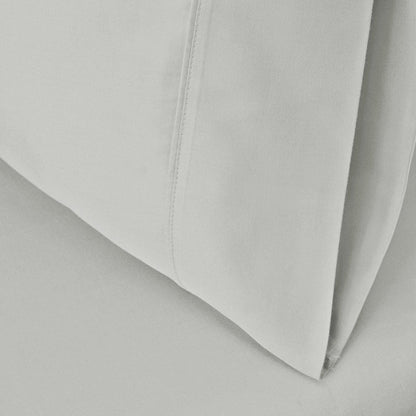 Egyptian Cotton 530 Thread Count Solid Pillowcases Set of 2 - Platinum