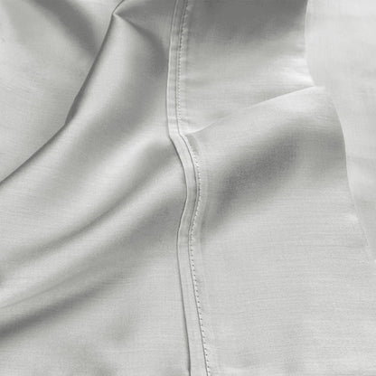 Egyptian Cotton 530 Thread Count Solid Pillowcases Set of 2 - Platinum