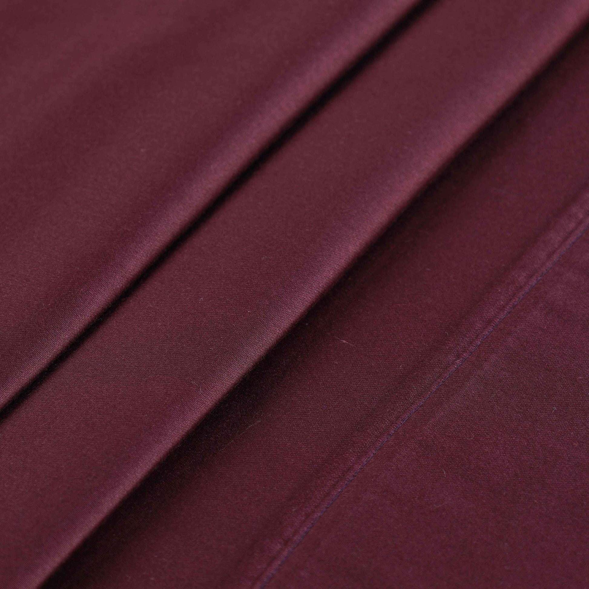 400 Thread Count Egyptian Cotton Solid Deep Pocket Sheet Set - Plum