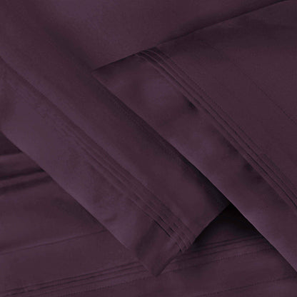 Premium 650 Thread Count Egyptian Cotton Solid Pillowcase Set
