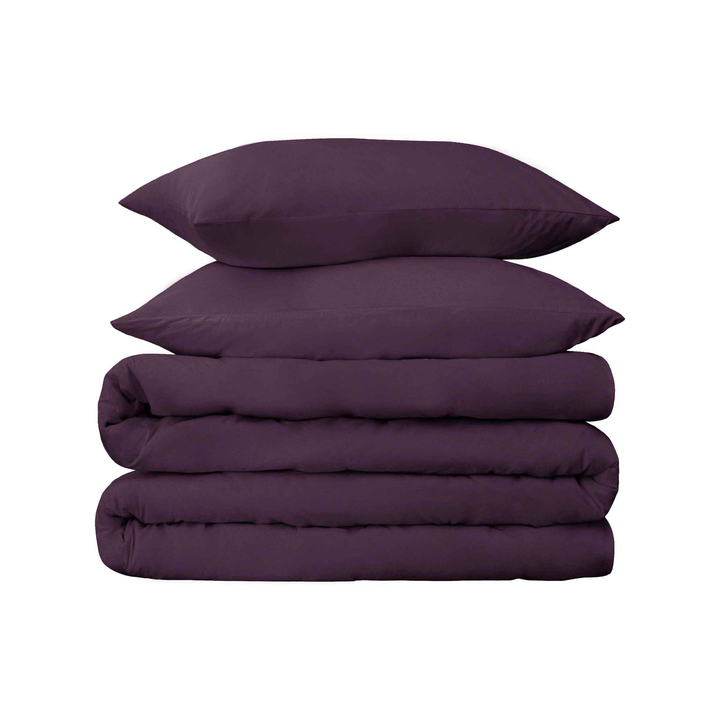 Egyptian Cotton 650 Thread Count Solid Duvet Cover Set
