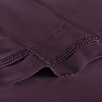 Premium 650 Thread Count Egyptian Cotton Solid Pillowcase Set