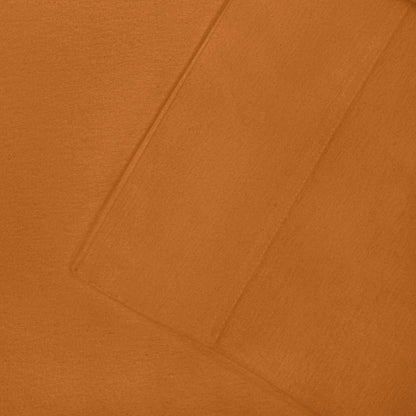 Cotton Flannel 2 Piece Pillowcase Set - Pumpkin