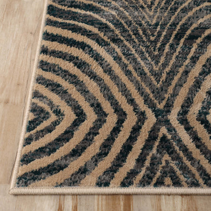 Cullen Modern Abstract Indoor Area Rug or Runner Rug