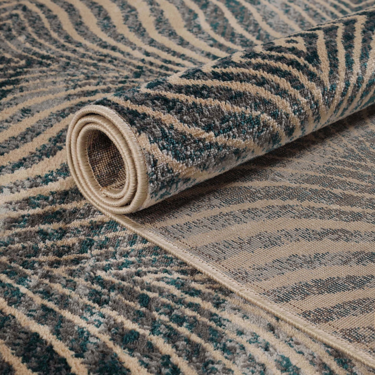 Cullen Modern Abstract Indoor Area Rug or Runner Rug