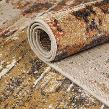 Damara Splatter Abstract Indoor Area Rug or Runner Rug