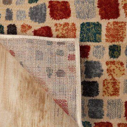 Dexter Abstract Cobblestone Indoor Area Rug or Runner