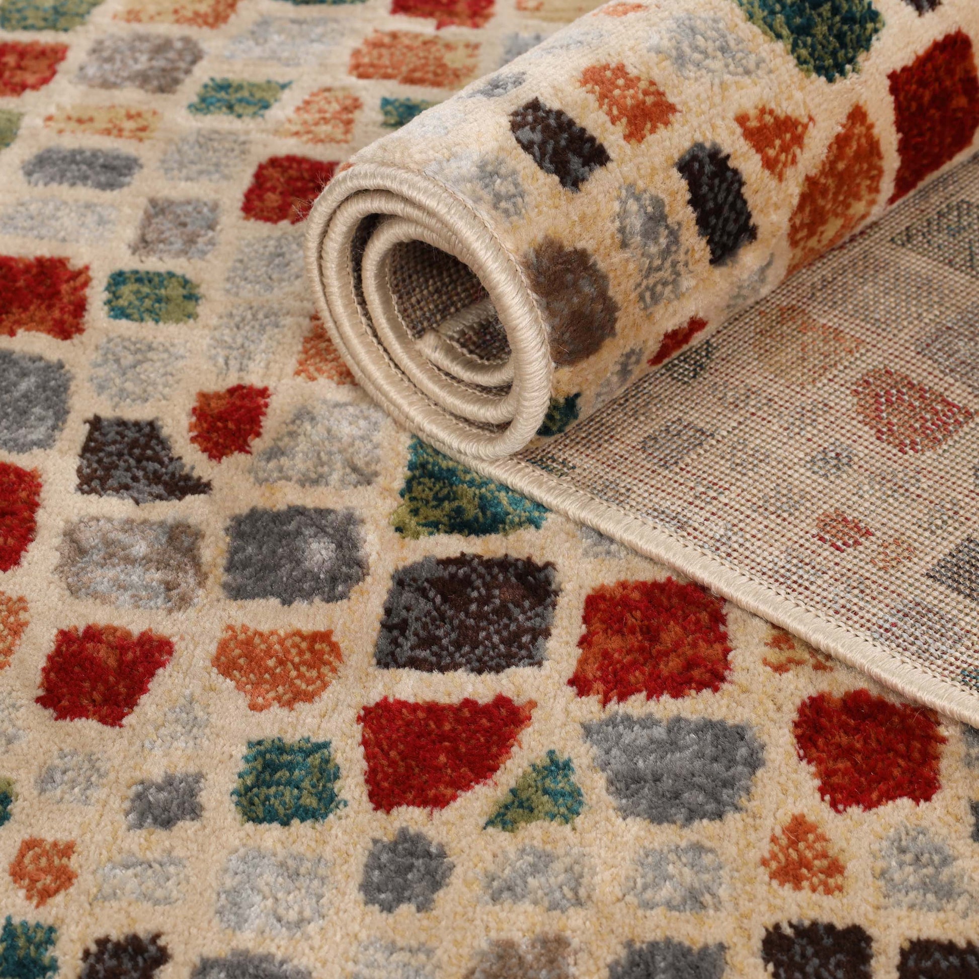 Dexter Abstract Cobblestone Indoor Area Rug or Runner