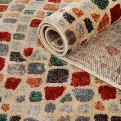 Dexter Abstract Cobblestone Indoor Area Rug or Runner