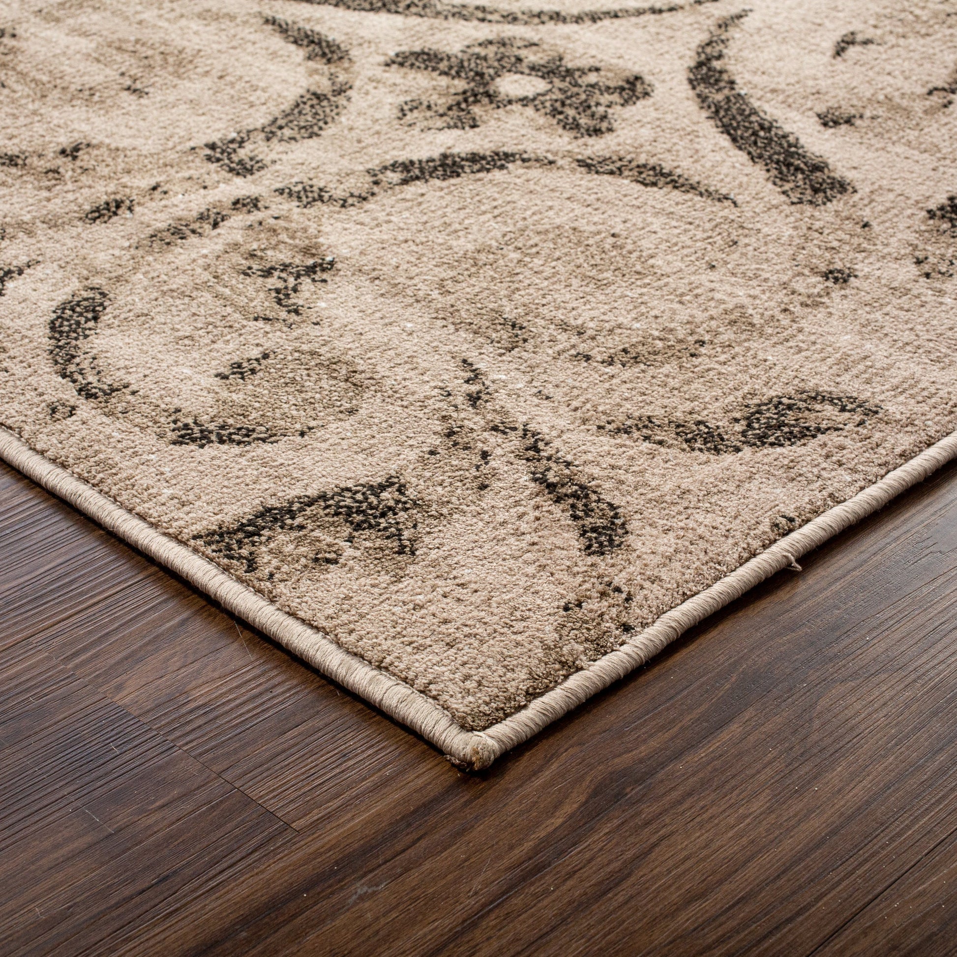 Superior Lovina Classic Scrolling Vine Indoor Area Rug  - Bronze